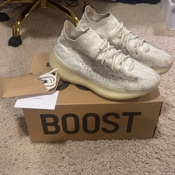 Adidas Yeezy Boost 380 in Cream White